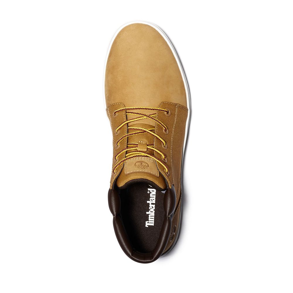 Bocanci Chukka Timberland Barbati Maro - Davis Square Piele Collar - Romania - LIJSMN486